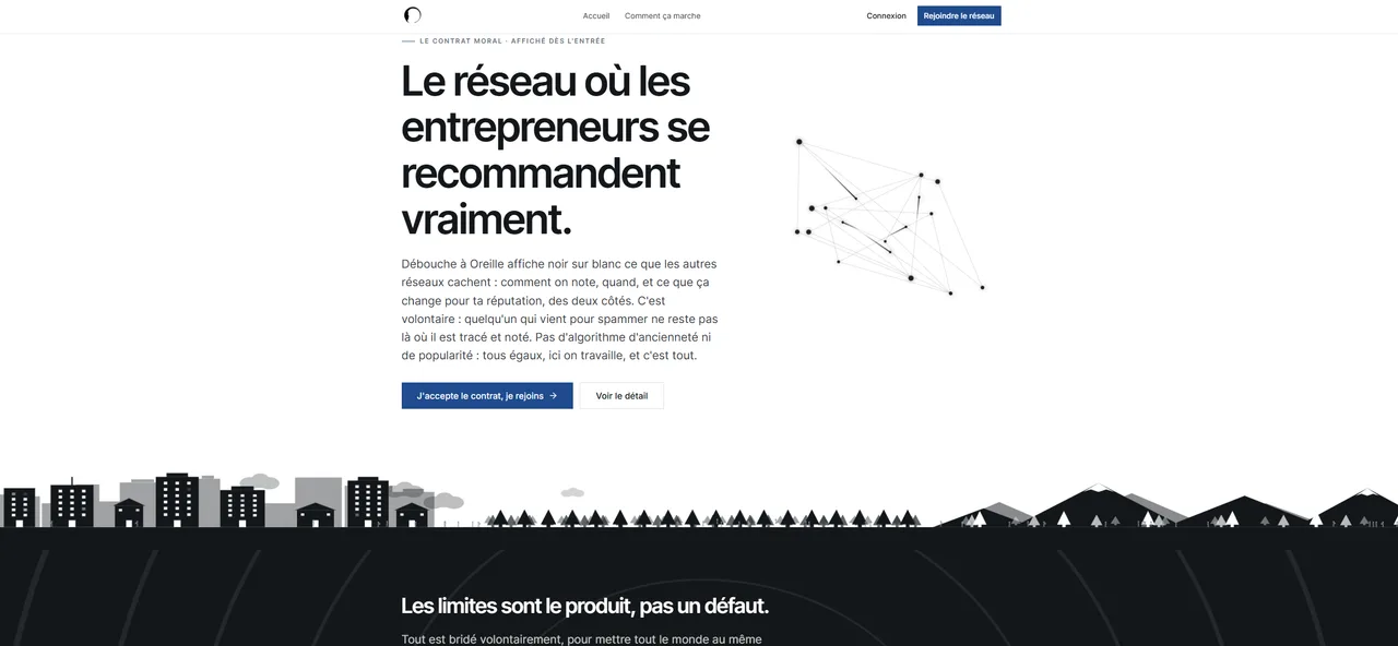 Aperçu du site Débouche à oreille