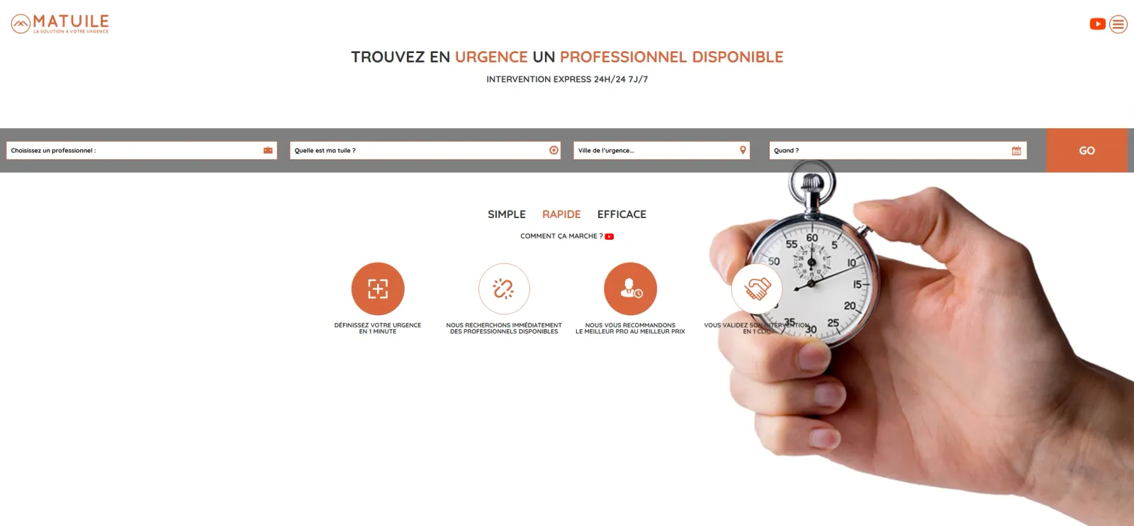 Aperçu du site Matuile